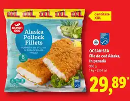 Lidl Ocean Sea File de cod Alaska, în panadă Ofertă