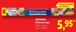 Lidl Aromata hârtie de copt Ofertă
