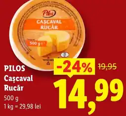 Lidl Pilos Cașcaval Rucăr Ofertă