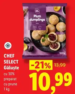 Lidl Chef Select Găluște cu prune Ofertă