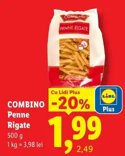 Lidl Combino Penne Rigate Ofertă