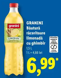 Lidl Granini Băutură răcoritoare limonadă cu ghimbir Ofertă