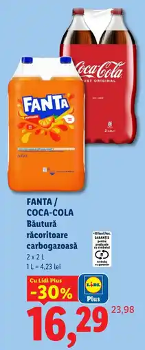 Lidl Fanta / Coca-Cola Ofertă