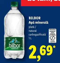 Lidl Bilbor Apă minerală Ofertă
