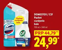 Lidl Domestos / Cif Pachet curățenie baie Ofertă