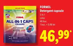Lidl Formil all-in-1 caps colours Ofertă