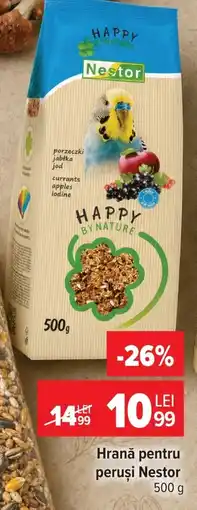 Carrefour Nestor hrană pentru peruși Ofertă