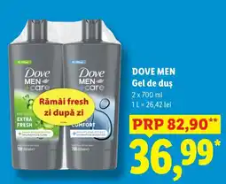Lidl Dove Men Gel de duș Ofertă