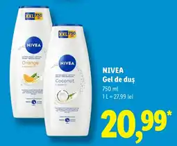 Lidl Nivea gel de duș Ofertă