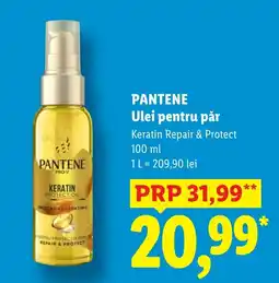 Lidl Pantene ulei pentru par Ofertă