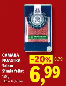 Lidl Cămara Noastră Salam Sinaia feliat Ofertă