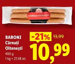 Lidl Baroni Cârnați Oltenești Ofertă