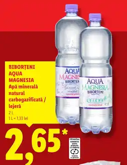 Lidl Aqua magnesia biborteni Ofertă