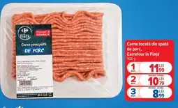 Carrefour Market Carrefour la Piață Carne tocată din spată de porc Ofertă