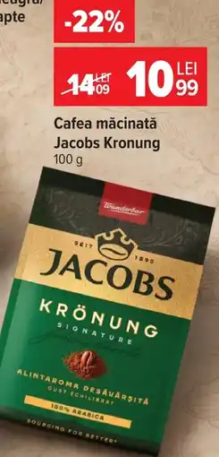 Carrefour Market Jacobs kronung cafea măcinată Ofertă