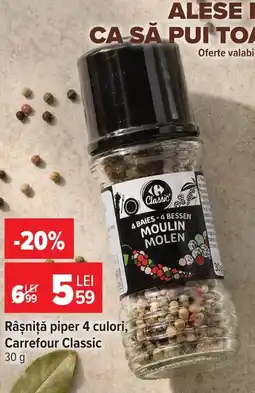Carrefour Market Carrefour Classic rășniță piper 4 culori Ofertă