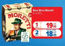 Carrefour Market Birra Moretti Ofertă