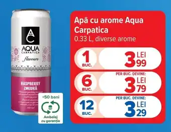 Aqua Carpatica Apă cu arome