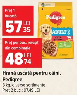 Carrefour Pedigree hrană uscată pentru câini Ofertă