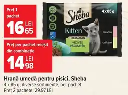 Carrefour Sheba hrană umedă pentru pisici Ofertă