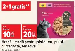 Carrefour My Love hrană umedă pentru pisici Ofertă