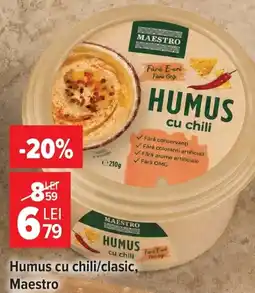 Carrefour Market Maestro humus cu chili / clasic Ofertă