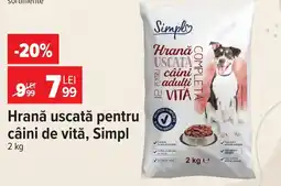 Carrefour Simplu hrană uscată pentru câini Ofertă