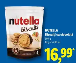 Lidl Nutella biscuiti cu ciocolata Ofertă