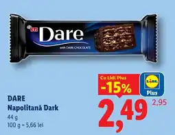 Lidl Dare Napolitană Dark Ofertă