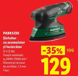 Lidl Parkside șlefuitor cu acumulator și încărcător Ofertă