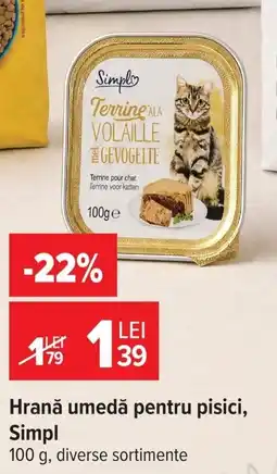 Carrefour Market Simpl hrană umedă pentru pisici Ofertă