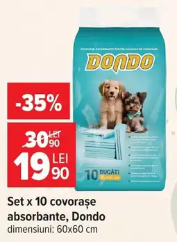 Carrefour Dondo covoraşe absorbante Ofertă