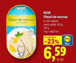 Lidl Nixe fileuri de macrou Ofertă