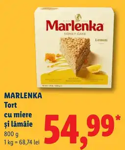 Lidl Marlenka tort cu miere și lămâie Ofertă