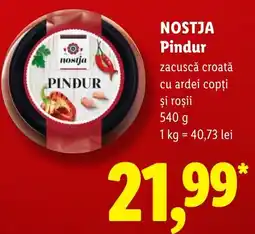Lidl Nostja Pindur Ofertă