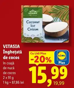 Lidl Vitasia înghețată de cocos Ofertă