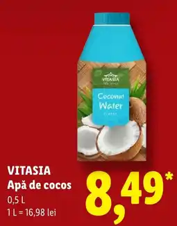 Lidl Vitasia apă de cocos Ofertă