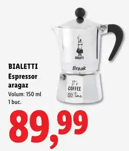 Lidl Bialetti espressor aragaz Ofertă