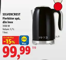 Lidl Silvercrest Fierbător apă, din inox Ofertă