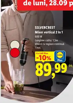 Lidl Silvercrest mixer vertical 2 în 1 Ofertă