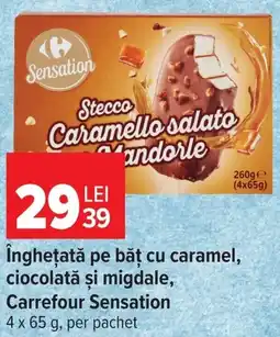 Carrefour Market Carrefour Sensation Stecco Caramello salato Mandorle Ofertă
