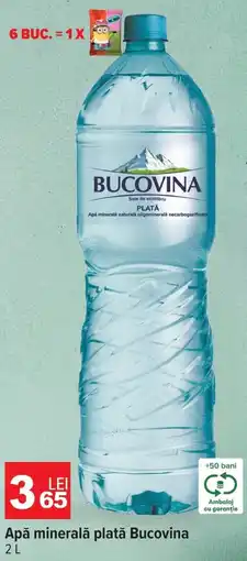 Carrefour Market Bucovina apă minerală plată Ofertă