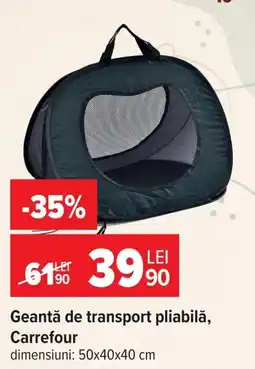 Carrefour Carrefour geantă de transport pliabilă Ofertă