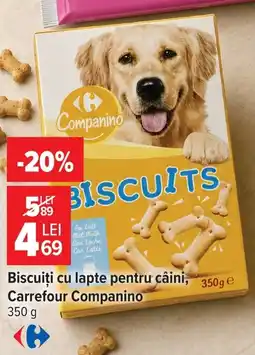 Carrefour Carrefour Companino biscuiti pentru caini Ofertă