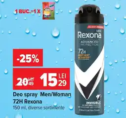 Carrefour Market Rexona deo spray men/woman Ofertă