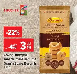 Carrefour Market Boromir covrigi integrali Ofertă