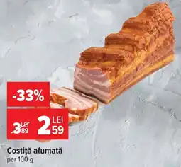 Carrefour Market Costiță afumată Ofertă