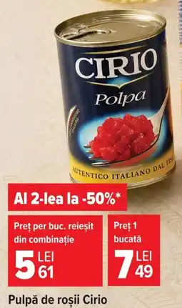 Carrefour Market Cirio pulpă de roșii Ofertă