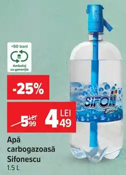 Carrefour Market Sifonescu apă carbogazoasă Ofertă