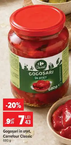 Carrefour Market Gogosari în oțet, Carrefour Classic Ofertă